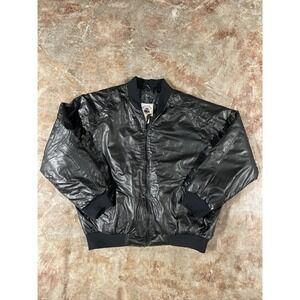 Beer Delivery Guy Coat Bomber Style Jacket Sz XL Made By Steve & Barry's